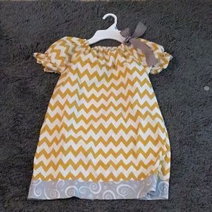 Girls chevron dress